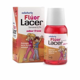 Płyn do płukania jamy ustnej Lacer Flúor Junior Fluor Truskawka 100 ml