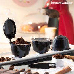 InnovaGoods® Zestaw 3 wielokrotnego użytku kapsułek do kawy Redol, kompatybilnych z ekspresami Nespresso. Oszczędzaj pieniądze i