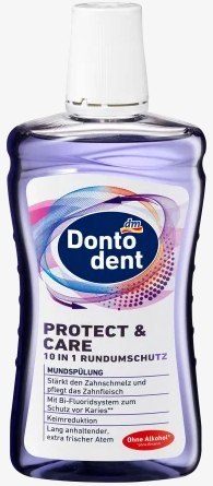 Dontodent Protect&Care 10 in 1 Płyn do Płukania Jamy Ustnej 500 ml