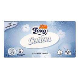 Chusteczki Papierowe Facial Cotton Foxy (90 Sztuk)