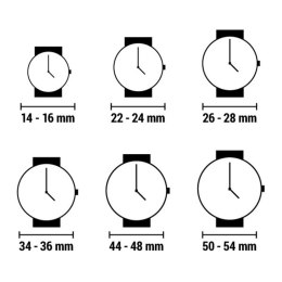 Paski do zegarków H2X UNS-UN1 Czarny