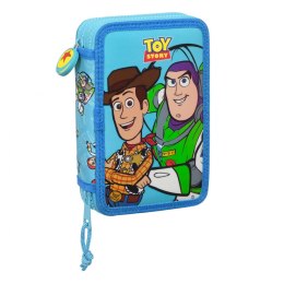 Etui szkolne z akcesoriami Toy Story Ready to play Niebieski 12.5 x 19.5 x 4 cm (28 Części)