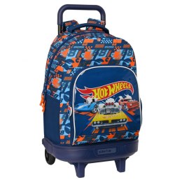 Torba szkolna z kółkami Hot Wheels Speed club Pomarańczowy 33 X 45 X 22 cm