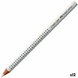 Kredki Faber-Castell Jumbo Grip Biały (12 Sztuk)