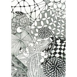 Papier do rysowania Talens Sakura Zentangle Biały 20 Części