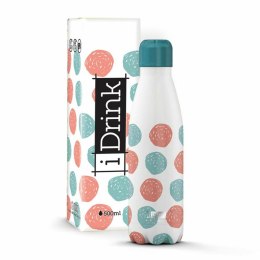 Butelkę Termiczną iTotal Dots Biały Stal nierdzewna 500 ml