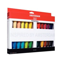 Zestaw do malowania Talens Amsterdam Farba akrylowa 24 Części Wielokolorowy 200 ml