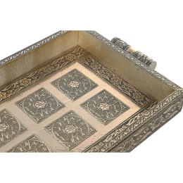 Taca DKD Home Decor Szampan Metal Drewno 36 x 22 x 4 cm Indianin