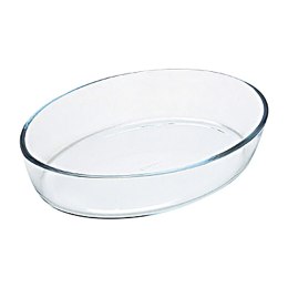 Naczynie do Piekarnika Pyrex Classic Vidrio Owalna Przezroczysty Szkło 40 x 28 x 7 cm (4 Sztuk)