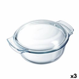 Naczynie do Piekarnika Pyrex Classic Vidrio Z pokrywką Przezroczysty Szkło 33 x 26 x 12 cm (3 Sztuk)