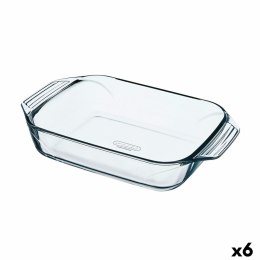 Naczynie do Piekarnika Pyrex Irresistible Prostokątny 39 x 24,5 x 6,9 cm Przezroczysty Szkło (6 Sztuk)