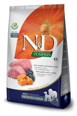 FARMINA N&D Pumpkin Lamb & Blueberry Adult Medium & Maxi - sucha karma dla psa - 12kg