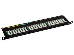 ALANTEC Patch panel 0.5U UTP kat.6 24 porty LSA OPTIMUM