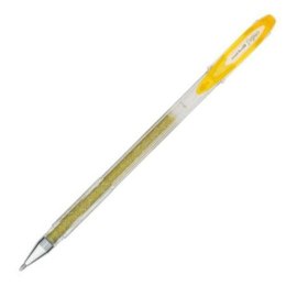 Długopis z płynnym atramentem Uni-Ball Sparkling UM-120SP Złoty 0,5 mm (12 Części)