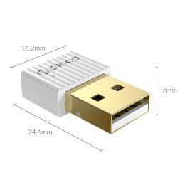 ORICO ADAPTER BLUETOOTH 5.0, USB-A, BIAŁY