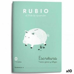 Writing and calligraphy notebook Rubio Nº0 A5 hiszpański 20 Kartki (10 Sztuk)
