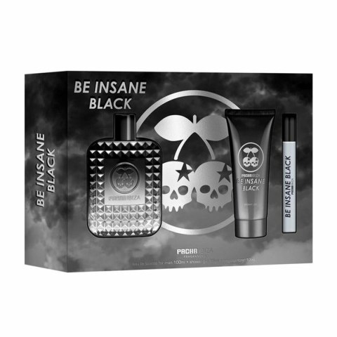 Zestaw Perfum dla Mężczyzn Pacha Ibiza Be Insane Black Men 3 Części