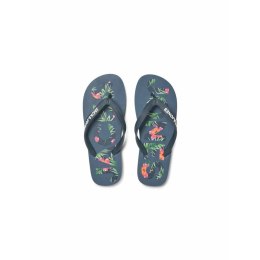 Klapki dla mężczyzn Jack & Jones FWLOGO PALM PRINT 12230642 Granatowy - 44-45