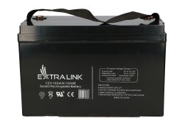 EXTRALINK AKUMULATOR BEZOBSŁUGOWY AGM 12V 100AH