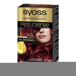 Trwała Koloryzacja Syoss Olio Intense Bez amoniaku Nº 5,92 Intensywny Rudy