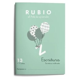 Writing and calligraphy notebook Rubio Nº13 A5 hiszpański 20 Kartki (10 Sztuk)