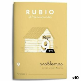 Notatnik do matematyki Rubio Nº9 A5 hiszpański 20 Kartki (10 Sztuk)