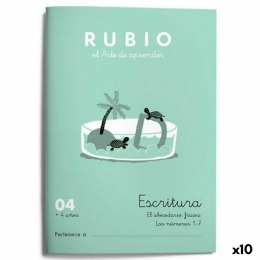 Writing and calligraphy notebook Rubio Nº04 A5 hiszpański 20 Kartki (10 Sztuk)