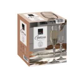 Zestaw kubków Royal Leerdam Gotica 210 ml champagne Ø 4,8 x 22,5 cm 6 Sztuk