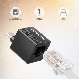 ADE-MINIC Karta sieciowa Gigabit Ethernet adapter, USB-A 3.2 Gen 1, instalacja automatyczna MINI