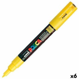 Marker POSCA PC-1M Żółty (6 Sztuk)