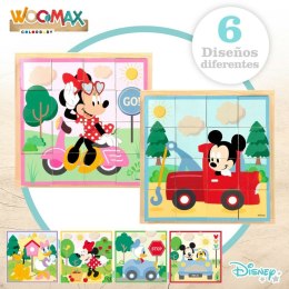 Drewniane Puzzle dla Dzieci Disney + 3 lat (6 Sztuk)