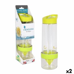 Butelka Kitchen Tropic Żółty Mikser 7,5 x 24,5 cm (2 Sztuk)