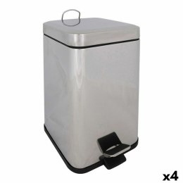 Kosz na śmieci Confortime Z pedałem Metal 6 L (4 Sztuk) (6 lts)