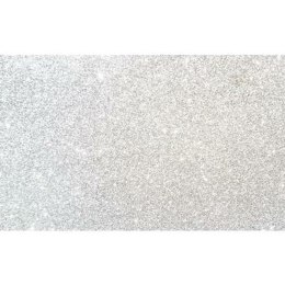 Miękka Pianka EVA Fama Glitter 10 Kartki Biały 50 x 70 cm
