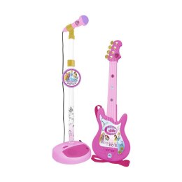 Gitara Dziecięca Disney Princess Mikrofon Różowy Księżniczki Disneya