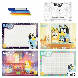 Zestaw do rysowania Bluey Pocket Drawing School (12 Sztuk)