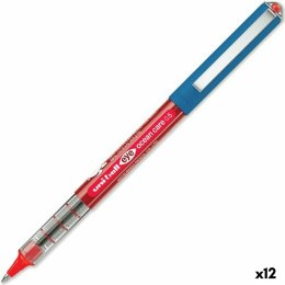 Długopis z płynnym atramentem Uni-Ball Eye Ocean Care 0,5 mm Czerwony (12 Sztuk)