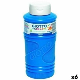 Malowanie palcami Giotto Niebieski 750 ml (6 Sztuk)