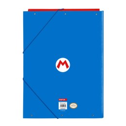 Folder Super Mario Play Niebieski Czerwony A4