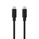 Kabel USB-C NANOCABLE 10.01.4100 Czarny 50 cm (1 Sztuk)