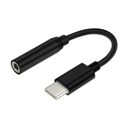 Adapter USB-C na Jack 3.5 mm Aisens A109-0348 Czarny 15 cm (1 Sztuk)