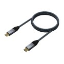 Kabel USB-C Aisens A107-0629 2 m Szary (1 Sztuk)