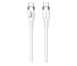 Kabel Hyper Juice 240W Silicone USB-C to USB-C Cable 1m White