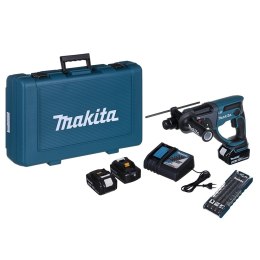 MAKITA MŁOTOWIERTARKA Z OPCJĄ KUCIA 18V 3x5,0Ah 1,9J DHR202RTE3 + ACC (D-74136)