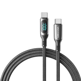 Kabel USB Vention TAYBAV 1,2 m Czarny (1 Sztuk)