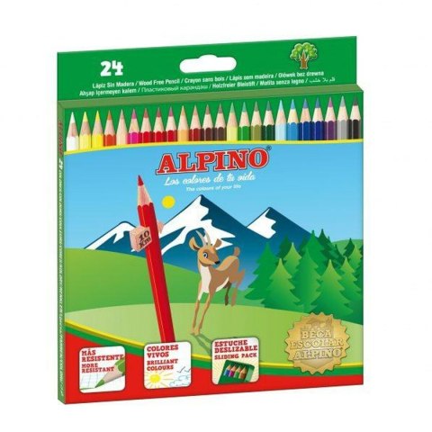 Kredki Alpino AL010658 Wielokolorowy 24 Części