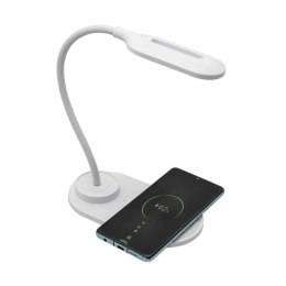 Lampa LED z bezprzewodową ładowarką do smartfonów Denver Electronics LQI-55 Biały 5 W