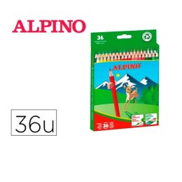 Kredki Alpino AL010600 Wielokolorowy 36 Części