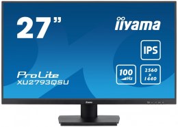 Monitor 27 cali ProLite XU2793QSU-B6 IPS,QHD,100Hz,HDMI,DP,2x2W,2xUSB(3.2), FreeSync