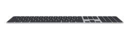 Klawiatura Magic Keyboard z Touch ID i polem numerycznym dla modeli Maca z czipem Apple - angielski (międzynarodowy) - czarne kl